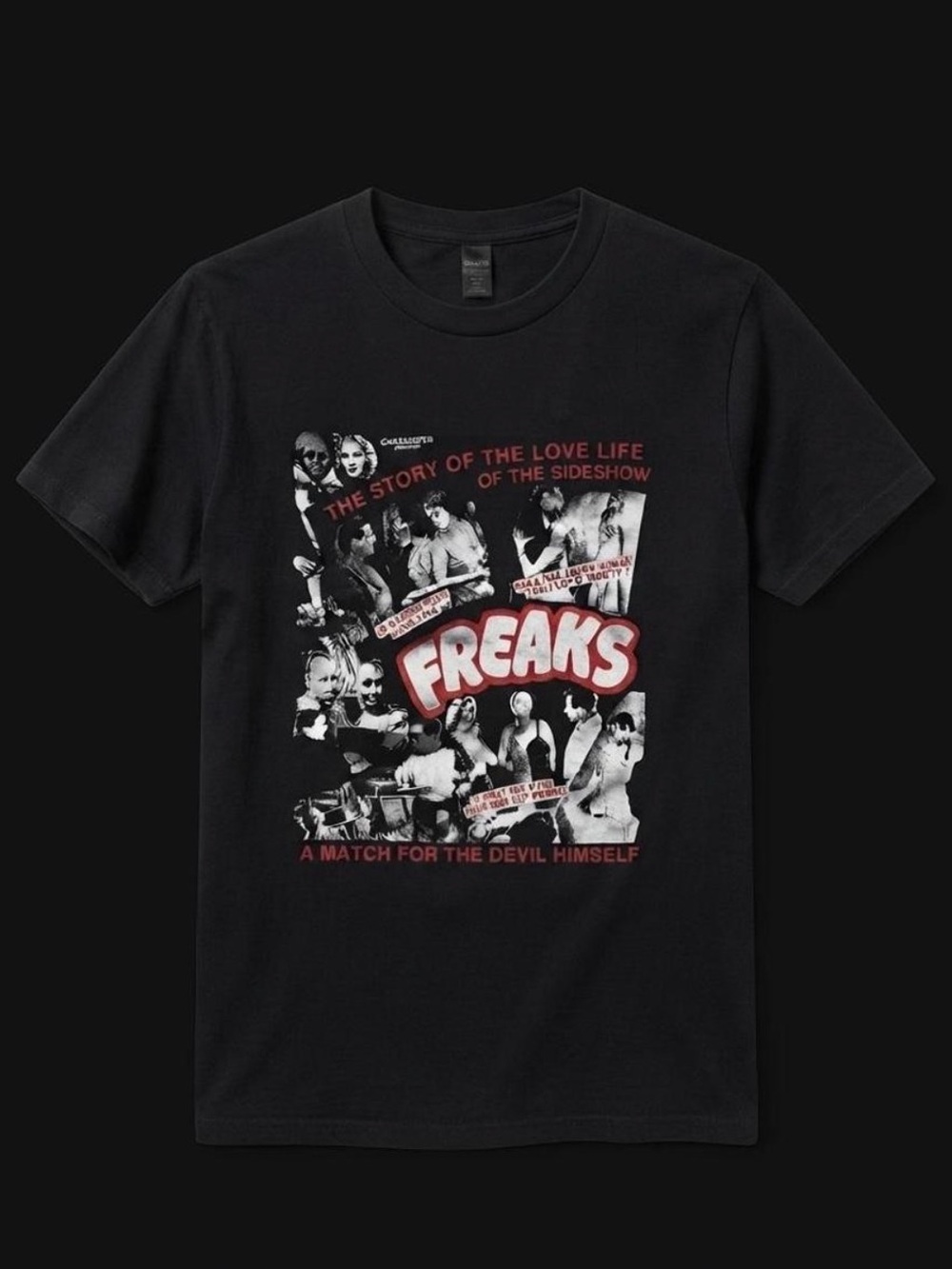 Freaks Horror Film Tee Size Small